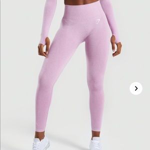 GymShark pink seamless leggings